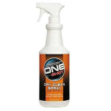 Dry Clean Pet Grooming Spray Waterless No Rinse Stain Remover Wash Choose Size (32oz)