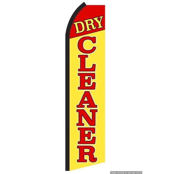 Dry Cleaner Swooper Flag (Hardware Not Included) |Advertisement /Business Flags | Feather Flag |