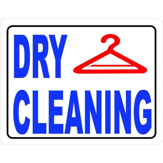 Dry Cleaning Sign