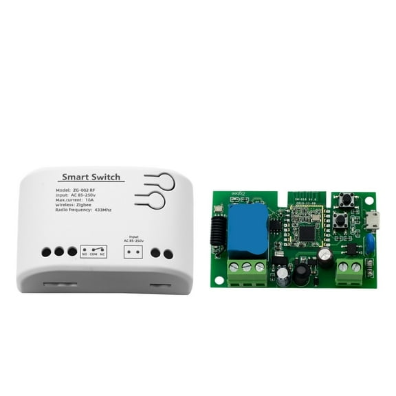 Dry Contact Smart Switch Garage Door Opener Din Rail Relay Board Module RF 433 Relay ,Universal Remote Adapter