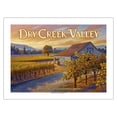 thumbnail image 1 of Dry Creek Valley Wineries - Along Dry Creek Road - California Vineyards Wine Country Art by Kerne Erickson - Fine Art Matte Paper Print (Unframed) 18x24in, 1 of 4