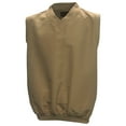 thumbnail image 1 of Dry Creek by Baru Men's V-Neck Pullover Golf Windvest, 2X-Large Khaki -, 1 of 2