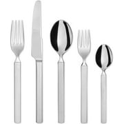 Dry Cutlery Designed By Achille Castiglioni Silverware, 5 Piece, Silver