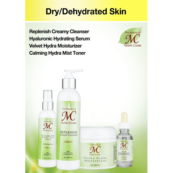 Dry Dehydrated Skin Care Product System