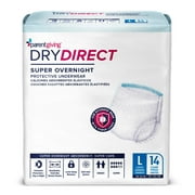 Dry Direct Super Overnight Underwear (Large - Pack of 14) by Parentgiving
