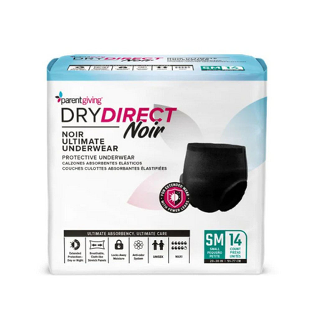 Dry Direct Ultimate Protective Underwear Noir By Parentgiving XL Size