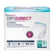 Dry Direct Ultimate Protective Underwear by Parentgiving | Medium Size | Count per Pack 56