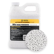 Dry & Dry [1.5 LBS] Activated Alumina Desiccant Beads | High-Capacity Moisture Absorber, Rechargeable Humidity Control for Industrial & Home Use