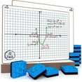 thumbnail image 1 of Dry Erase Board 9"X12" Interactive Learning White Board , XY Graph Dry Erase Whiteboard Pack of 12, 1 of 10