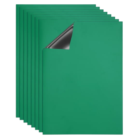 Dry Erase Board, A4 8 Pack Fridge Calendar Board Magnets Whiteboard, Green