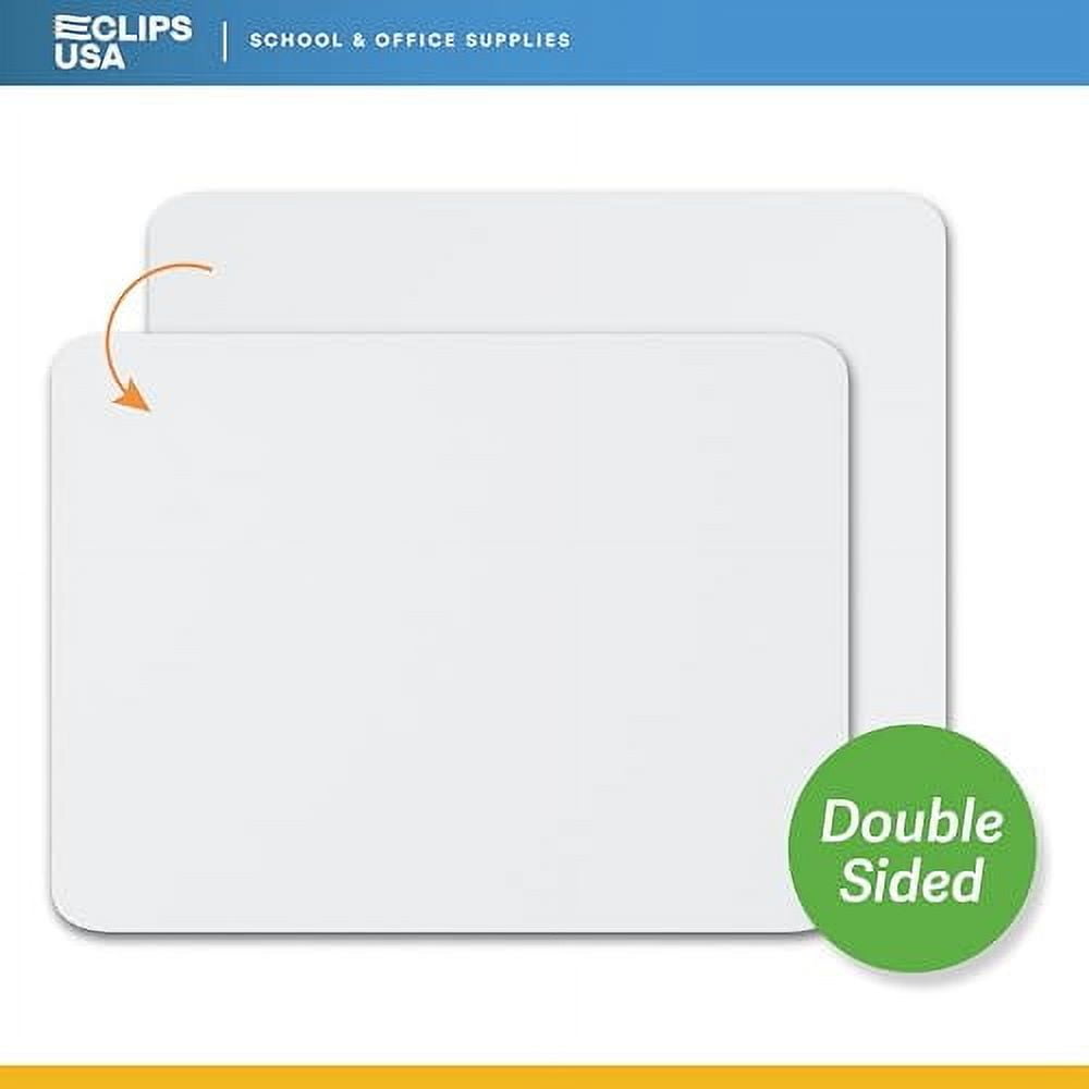 Dry Erase Lap Boards (12 Pack) - 9x12 Inch Double Sided Whiteboards, Small Portable Writing Boards