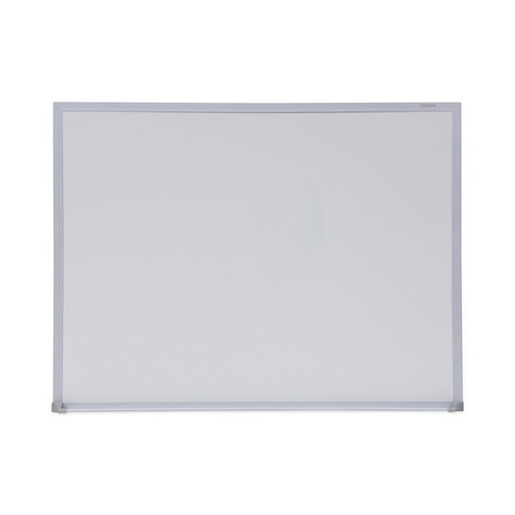 Universal UNV43622 24 in. x 18 in. Melamine Dry Erase Board with Anodized Aluminum Frame - White Surface
