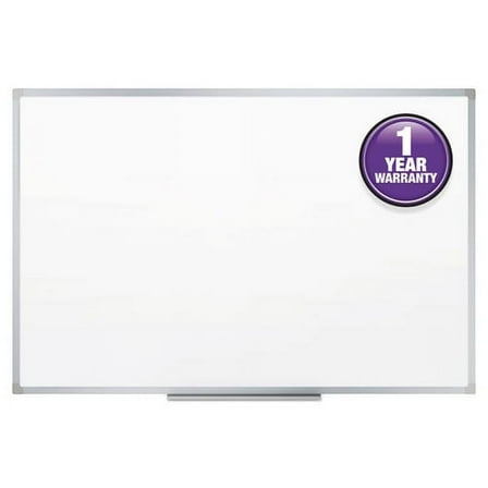 "Dry-Erase Board, Melamine Surface, 36 X 24, Silver Aluminum Frame | Bundle of 2 Each"