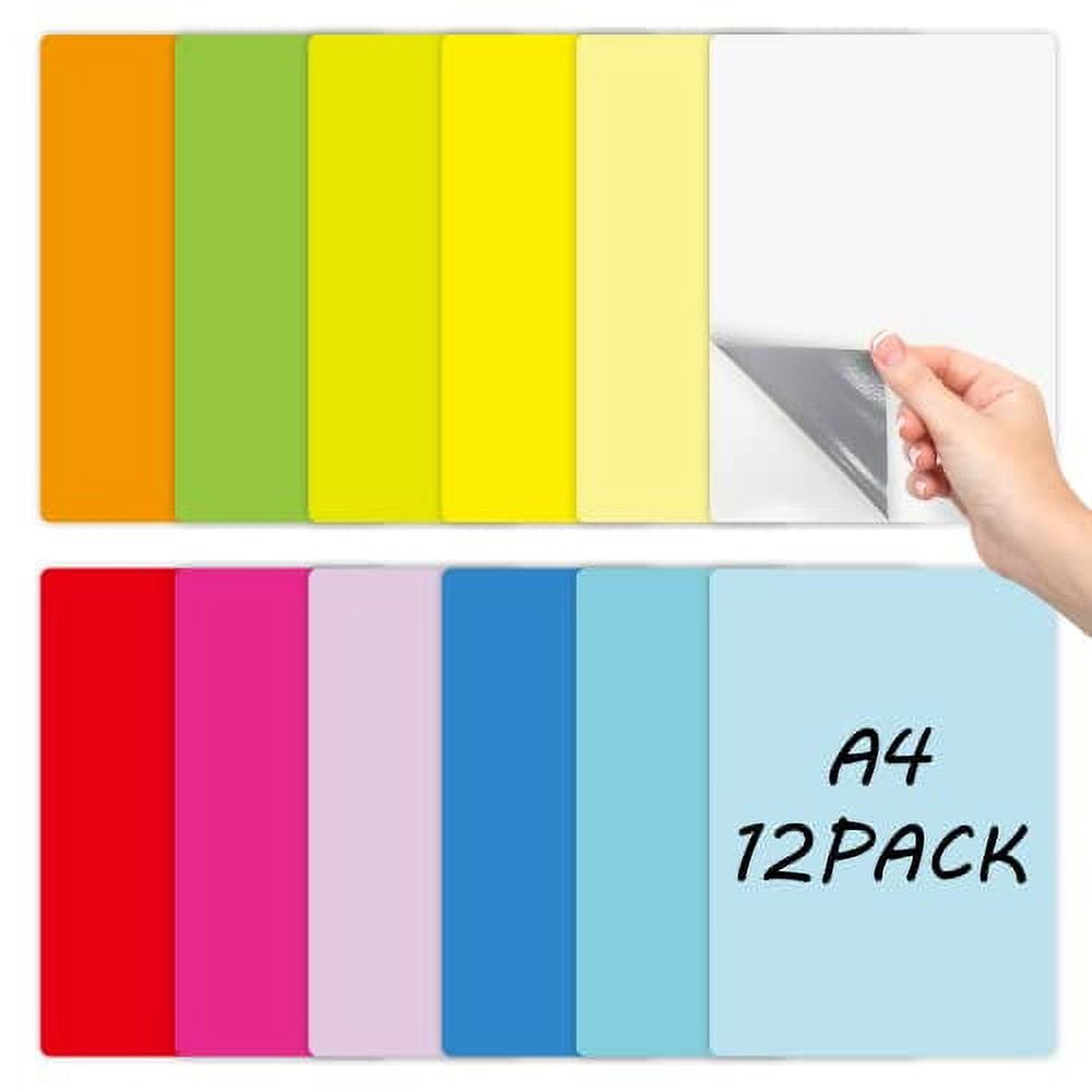 Dry Erase Board StickerWhiteboard Stickers8.3''x11.7'' Washable+Removable Dry Erase Sheets