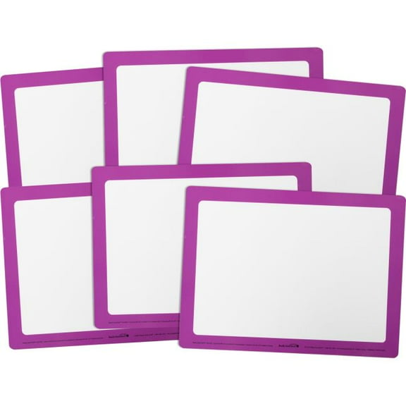 Dry Erase Boards ? Set Of 6 ? Single Color