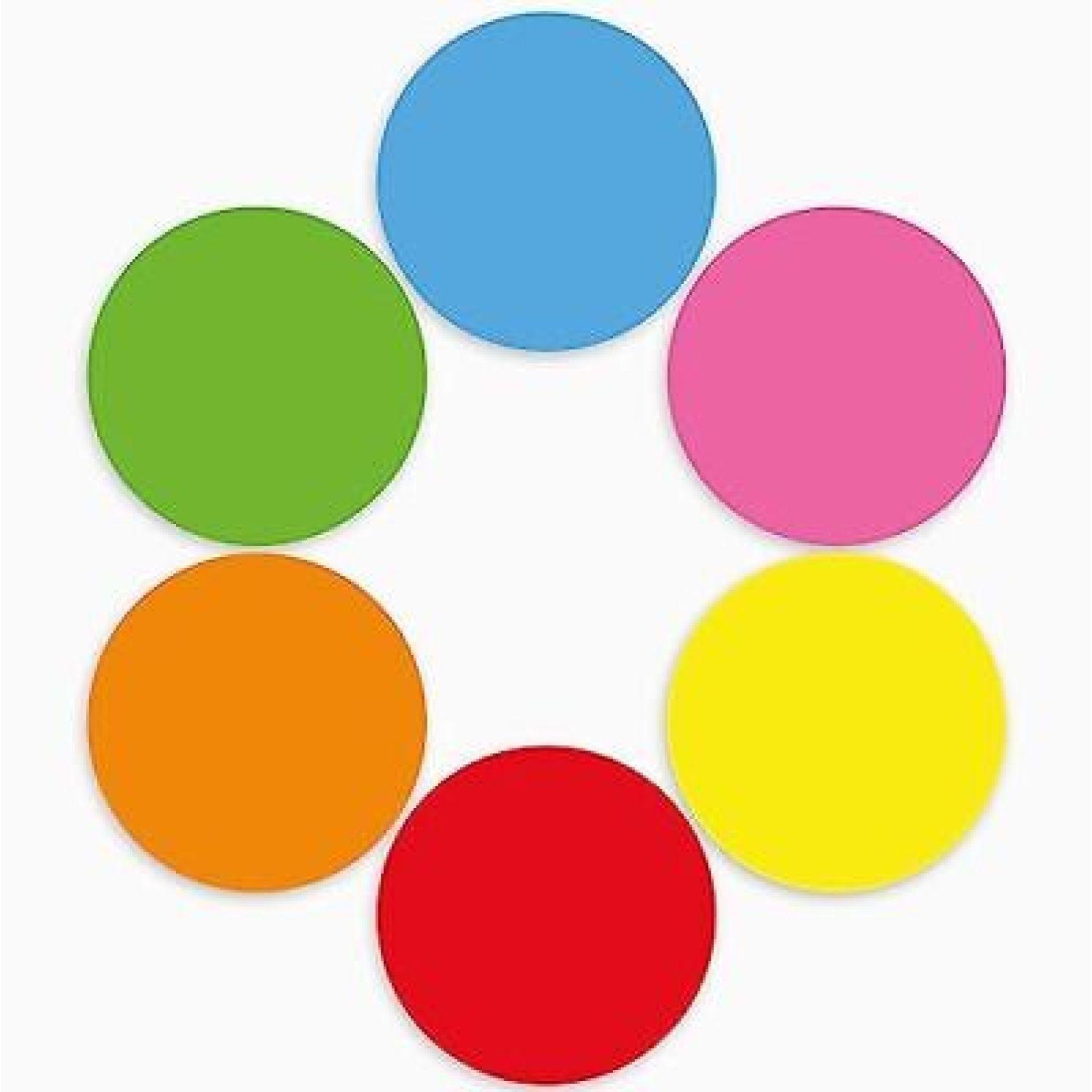 Dry Erase Circles 18 Pcs 12''Big Size Vinyl Dots for Classroom and