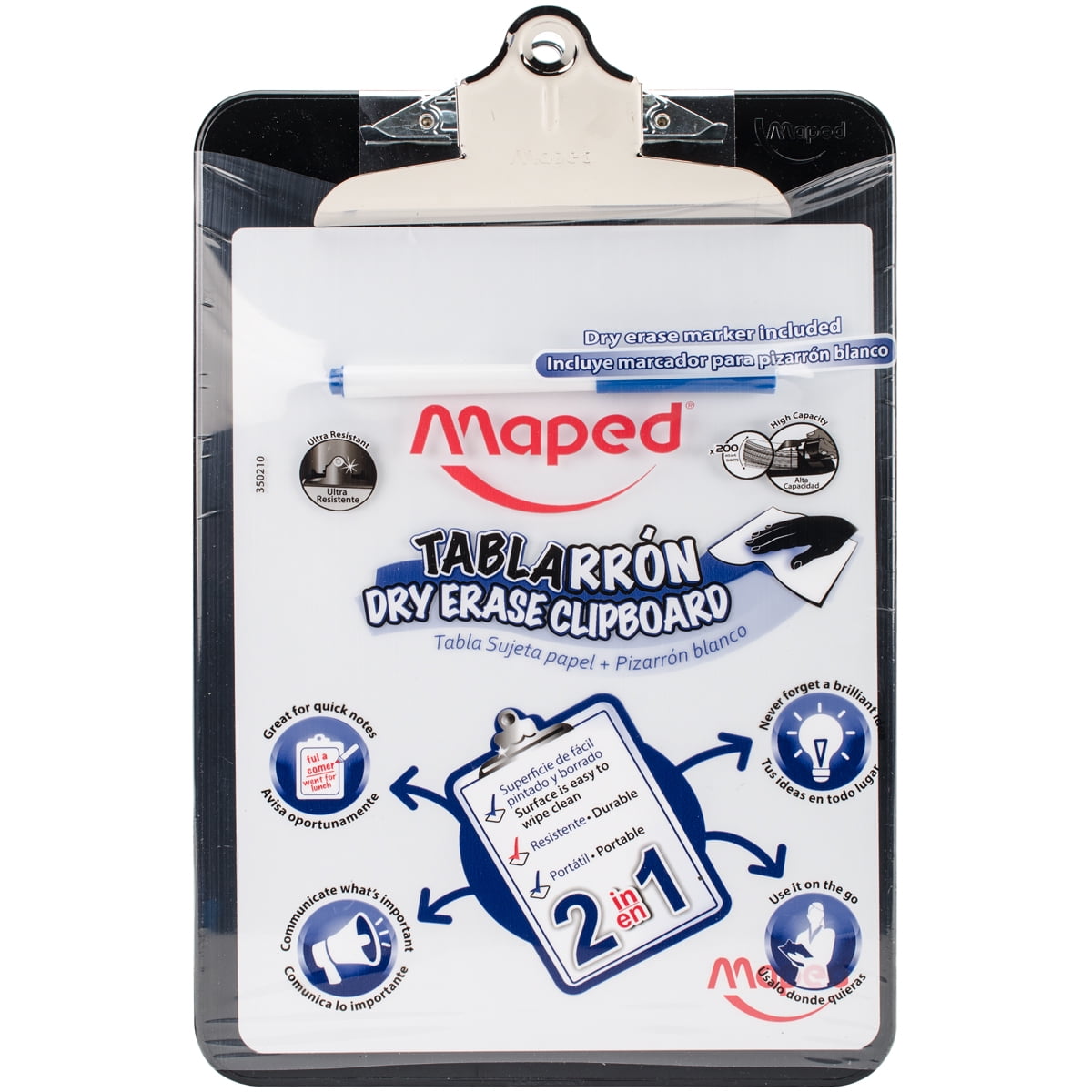 Maped Dry Erase Clipboard
