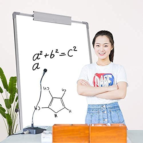 Dry Erase Easel Tripod Magnetic Whiteboard, 24" x 36" Dry Erase Flipchart Board, Height Adjustable Stand
