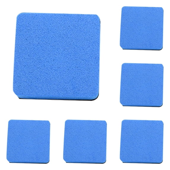 Dry Erase Erasers, Mini Magnetic Whiteboard Eraser Chalkboard Eraser, 2×2 Inch Square Dry Erase Board Cleaner for Study Place, Office and Home, Chalkboard Cleaning Supplies,Light blue-5pcs