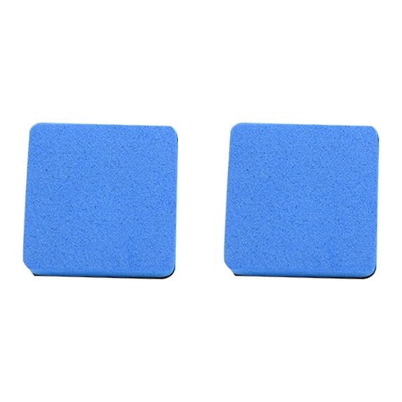 Dry Erase Erasers, Mini Magnetic Whiteboard Eraser Chalkboard Eraser, 2×2 Inch Square Dry Erase Board Cleaner for Study Place, Office and Home, Chalkboard Cleaning Supplies,Light blue-2pcs