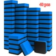 thumbnail image 1 of Dry Erase Erasers,Topboutique Chalkboard Cleaner Wiper for Teacher Supplies,Magnetic Whiteboard Dry Eraser,Blackboard Erasers for Classroom,Home and Office,1.97 inch,Blue,40 Pcs, 1 of 7