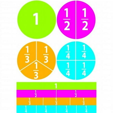 Dry Erase Fractions Die-cut Magnets