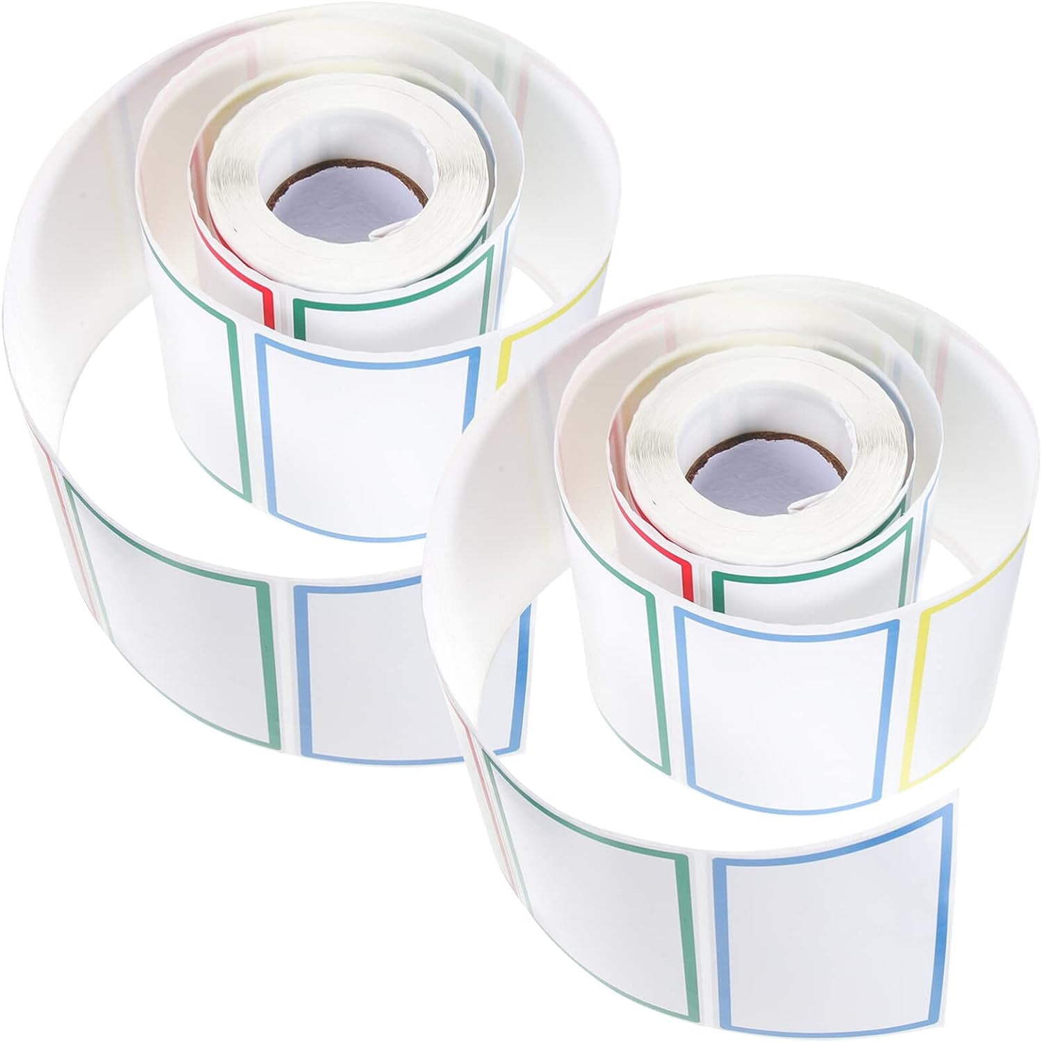 Dry Erase Labels 2 Rolls of Name Tag Labels Colorful Border Name Tag