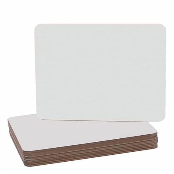 Dry Erase Lap Board Whiteboard,1' H x 1' W