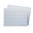 thumbnail image 1 of Dry Erase Learning Mat, Two-Sided Red & Blue Ruled/Plain, 9" x 12", Pack of 48 | Bundle of 5 Packs, 1 of 3
