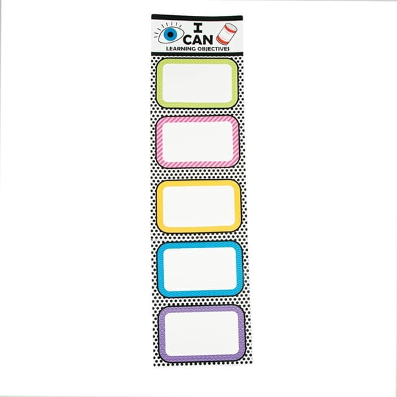 Dry Erase Learning Objectives Chart - Educational - 1 Piece