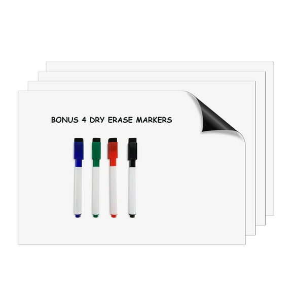 Dry Erase Magnet Sheet High Quality with Marker12 X 18,10