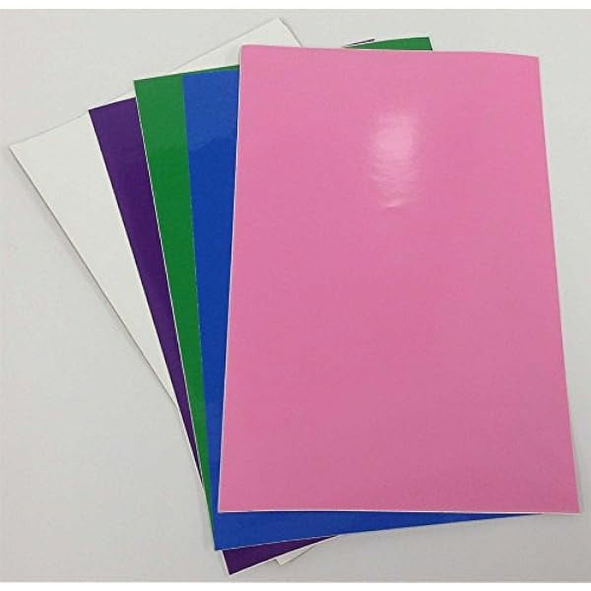 Dry Erase Sheets 9" X 12" 1 Sheet of White, Purple, Green