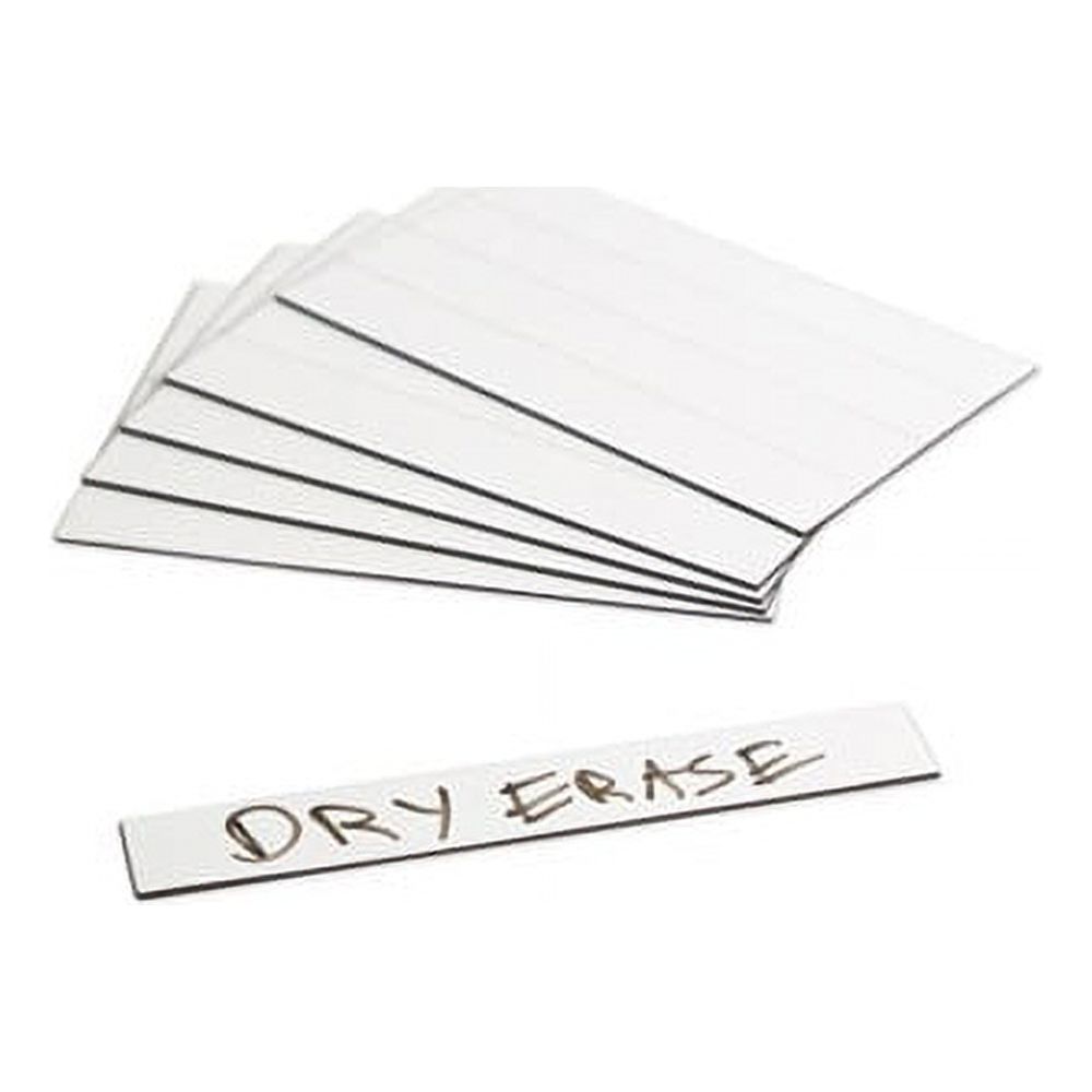 Dry Erase Tape Strips 6" x 0.88", White, 25/Pack