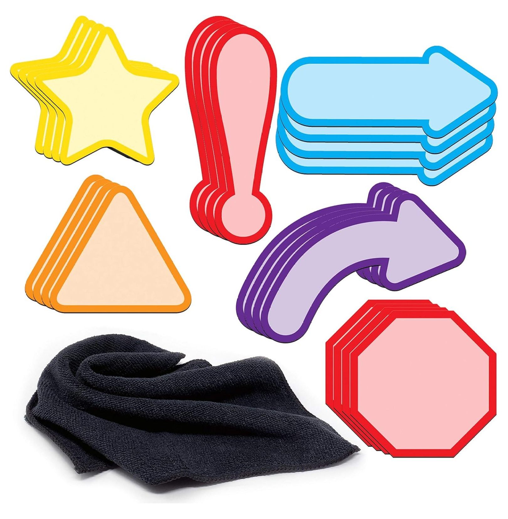 Dry Erase Magnets Workflow Shapes Kit 24-Pack by Deng rui for Kanban