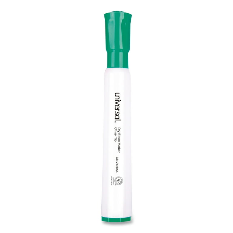 Dry Erase Marker, Broad Chisel Tip, Green, Dozen Dry Erase Marker, Broad Chisel Tip, Green, Dozen