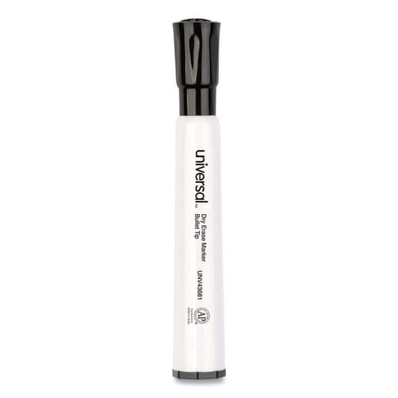 Dry Erase Marker, Medium Bullet Tip, Black, Dozen | Bundle of 2 Dozen