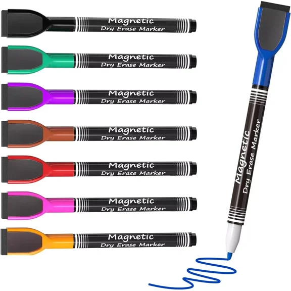 Dry Erase Markers Fine Tip Fine Point Dry Erase Markers With Eraser,Magnetic Dry