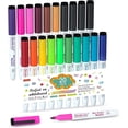 thumbnail image 1 of Dry Erase Markers, Shuttle Art 20 Pack 17 Colors with 3 Black Whiteboard Markers,Fine Tip Dry Erase Markers,Perfect for Writing on Dry-Erase Boards, Calender, Office, 1 of 8