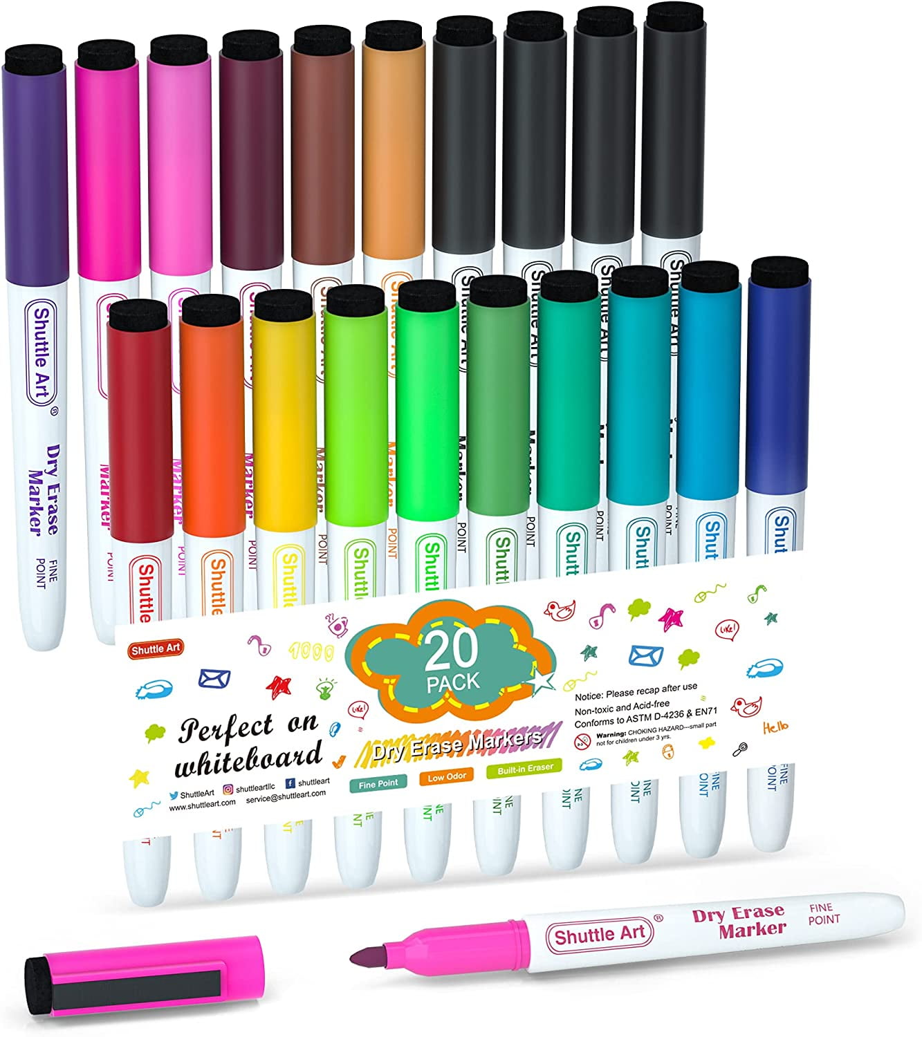 https://i5.walmartimages.com/seo/Dry-Erase-Markers-Shuttle-Art-20-Pack-17-Colors-3-Black-Whiteboard-Markers-Fine-Tip-Markers-Kids-Perfect-Writing-Dry-Erase-Boards-Calender-School-Sup_b746c2f2-00c8-47d5-87d5-98bac5deb7a2.a438422c4b855a62a7d84981405cf7bb.jpeg