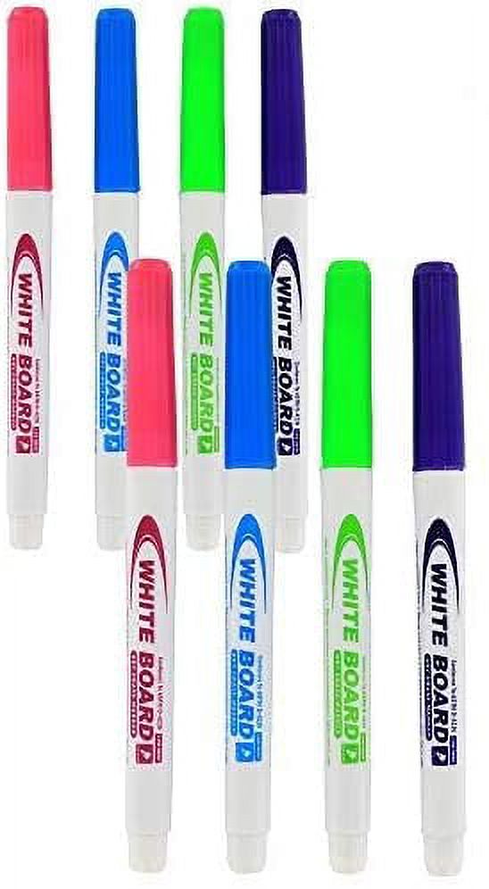 Dry Erase Markers Whiteboard Bright Colors Fine Tip Point Marker