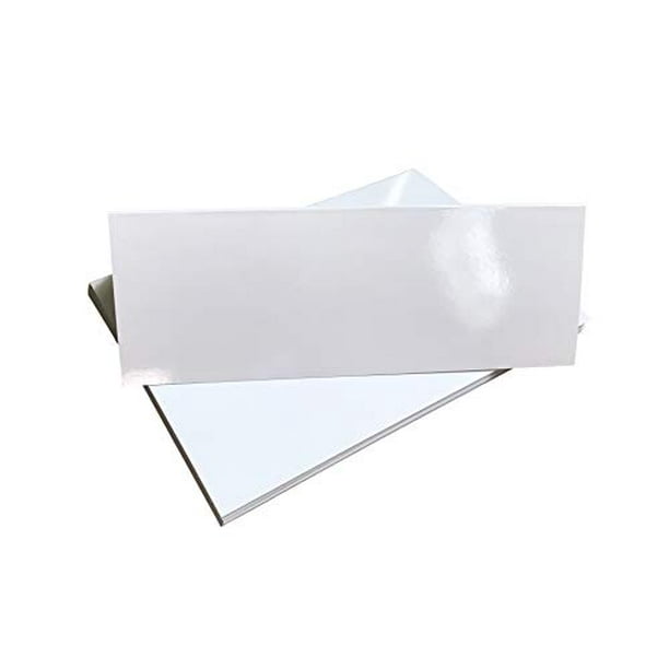 Dry Erase Name Tent Table Cards 8.5" x 3" (30 Pack) Reusable Name Cards