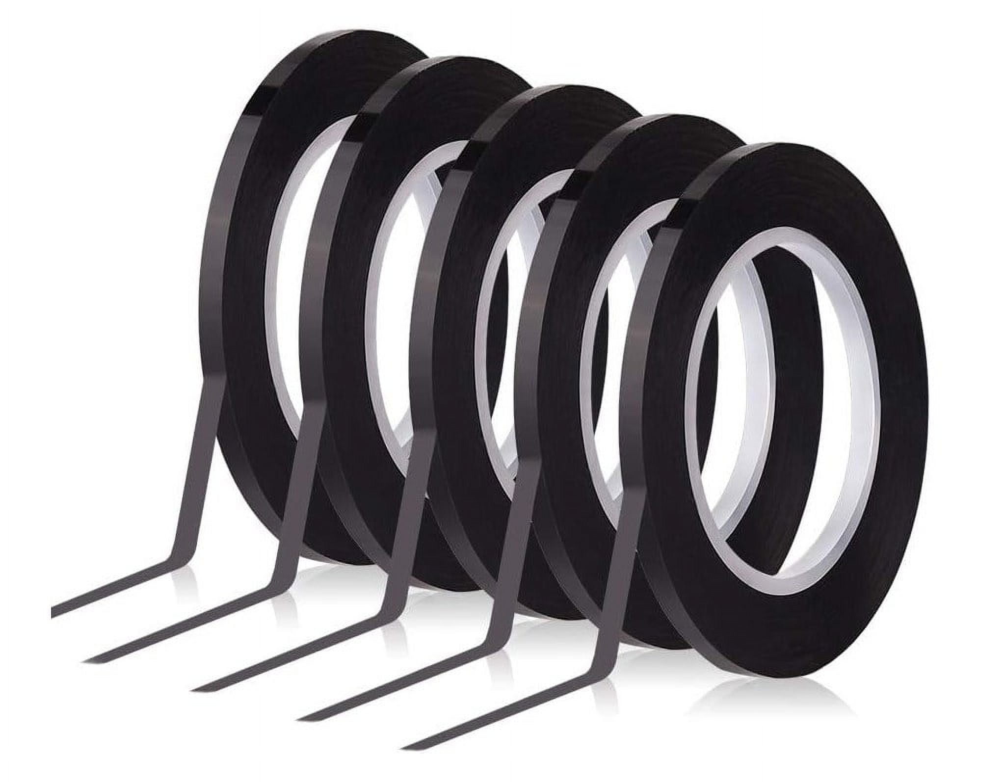 Dry Erase Pinstripe Tape, 5 Rolls, Thin Lines, Grid Marking for