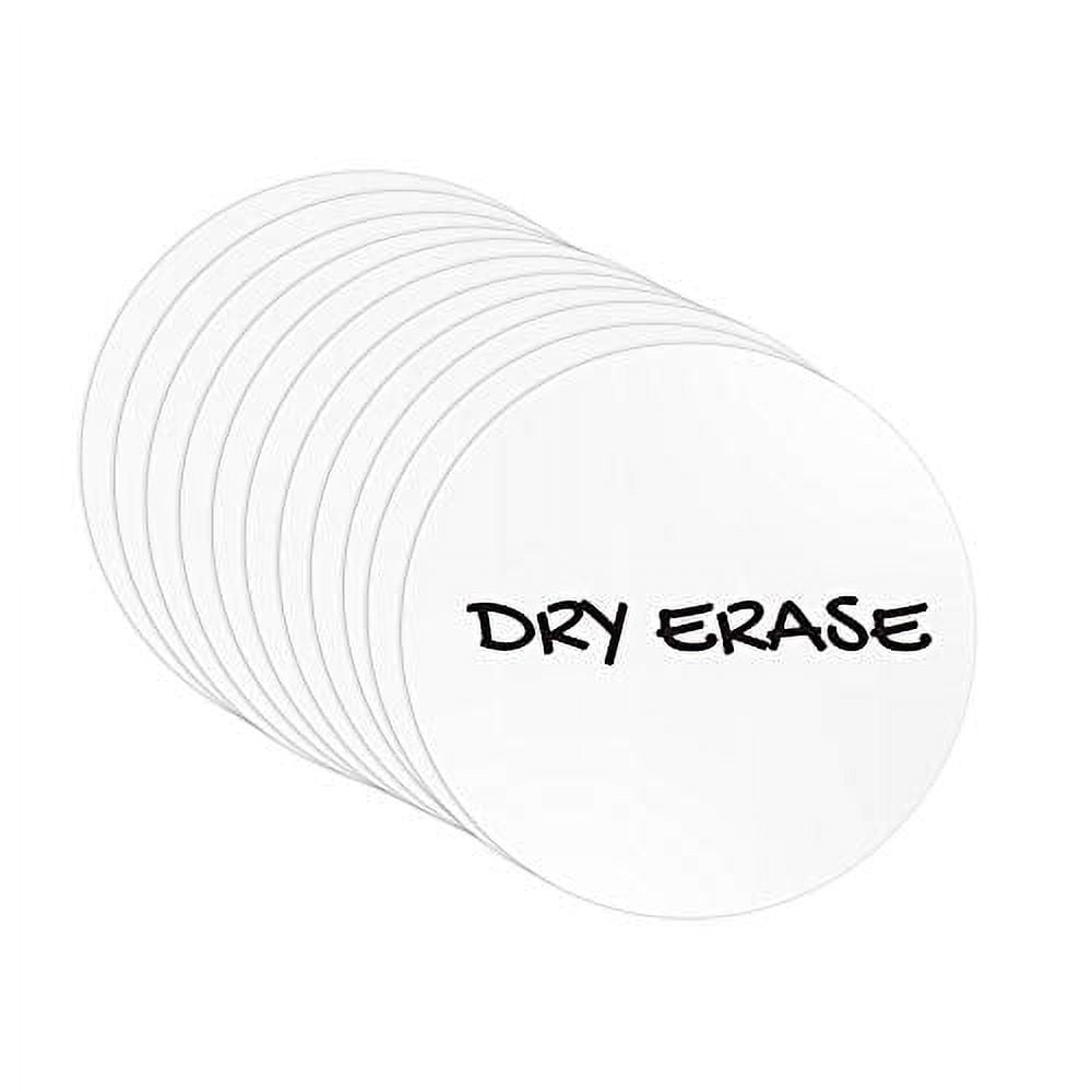Dry Erase Round Shelf Labels Dry Erase Round