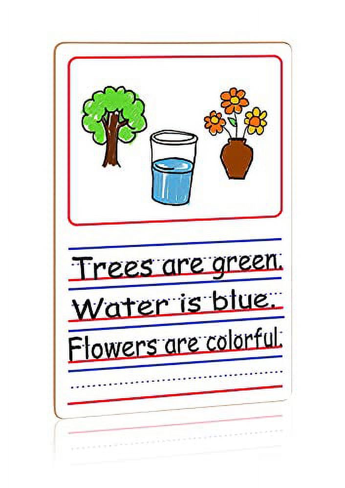 Dry Erase Storyboard 9"x12" Lap White Board for Kids with Drawing