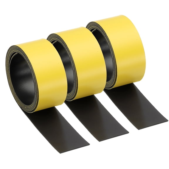 Dry Erase Strips Magnetic, 3 Pack Refrigerator Magnets Strip Label, Blue