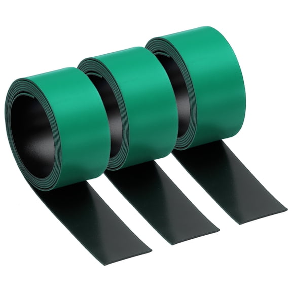 Dry Erase Strips Magnetic, 3 Pack Refrigerator Magnets Strip Label, Orange