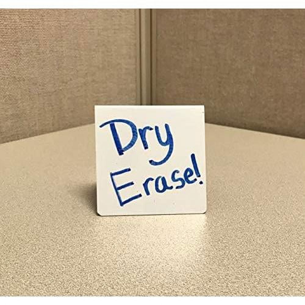 Dry Erase Table Tent Sign, 3" X 3," Pack Of 25