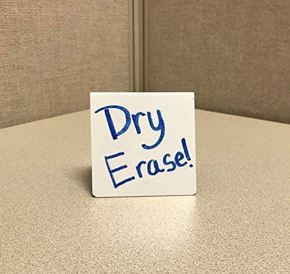 Dry Erase Table Tent Sign, 3" X 3," Pack Of 25