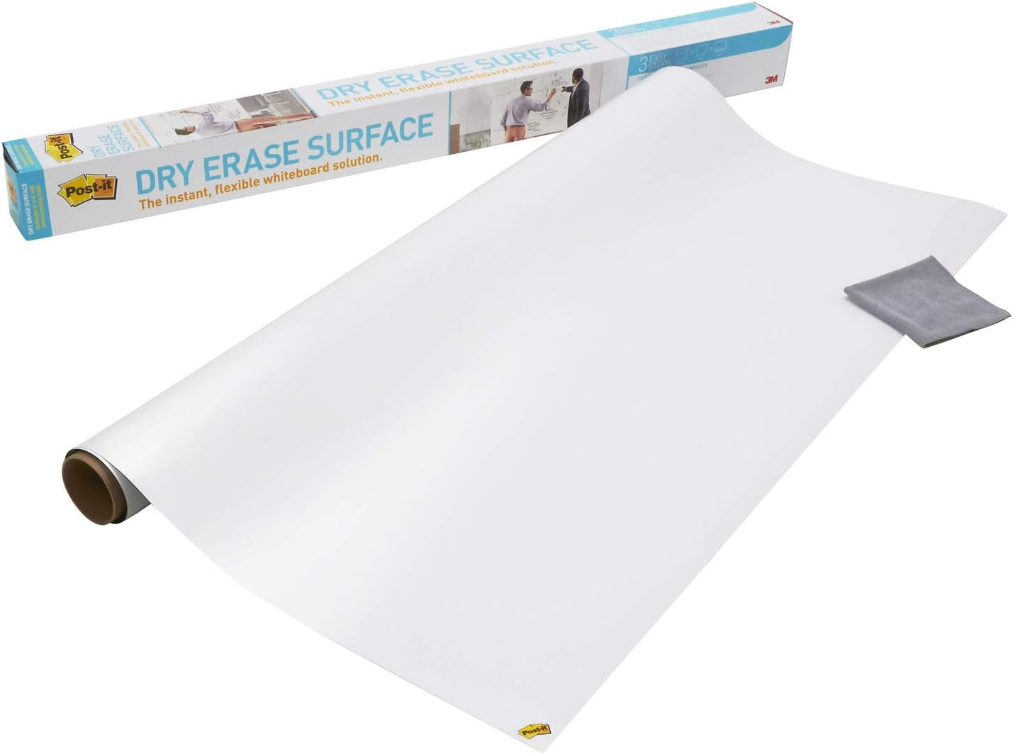 Dry Erase Whiteboard Film Surface for Walls, Doors, Tables, Chalkboards