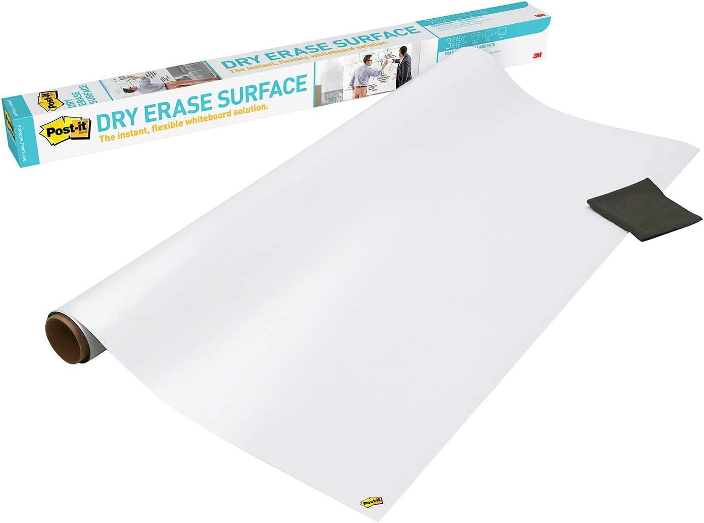 Dry Erase Whiteboard Film Surface for Walls, Doors, Tables, Chalkboards